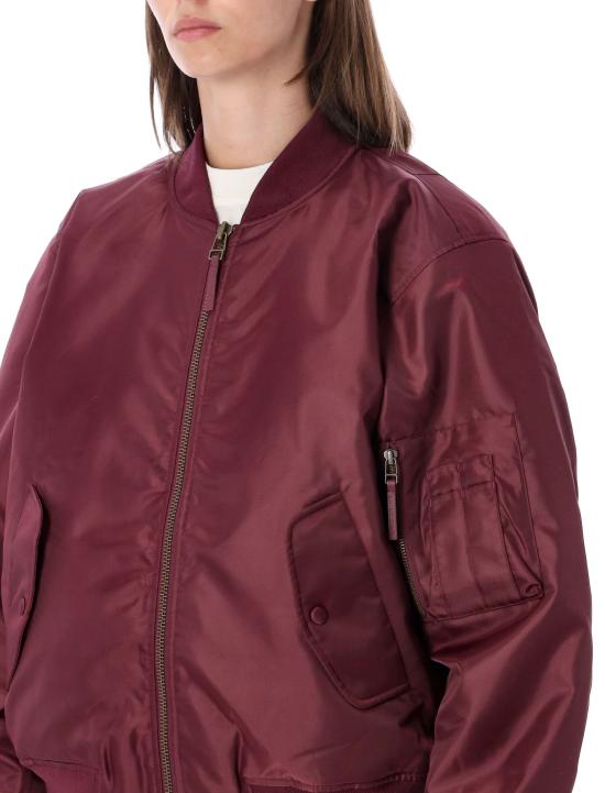26FW 애니빙 봄버 자켓 A0110490BGN28 BURGUNDY Viola - ANINE BING