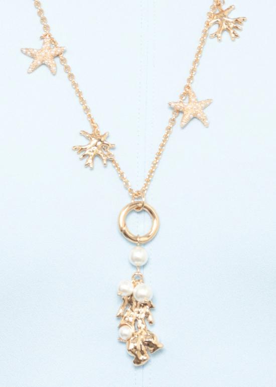 26SS 셀프 포트레이트 주얼리 SS26636NGDGOLD CORALGOLD - SELF PORTRAIT