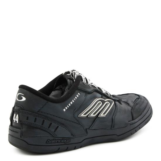 26FW 발렌시아가 햄튼스 미디움 원 아웃 스니커즈 841765 WCURB1000 BLACK - BALENCIAGA