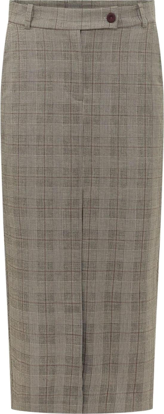 26FW 핑코 롱 스커트 107448A3FFCYZ TAUPE