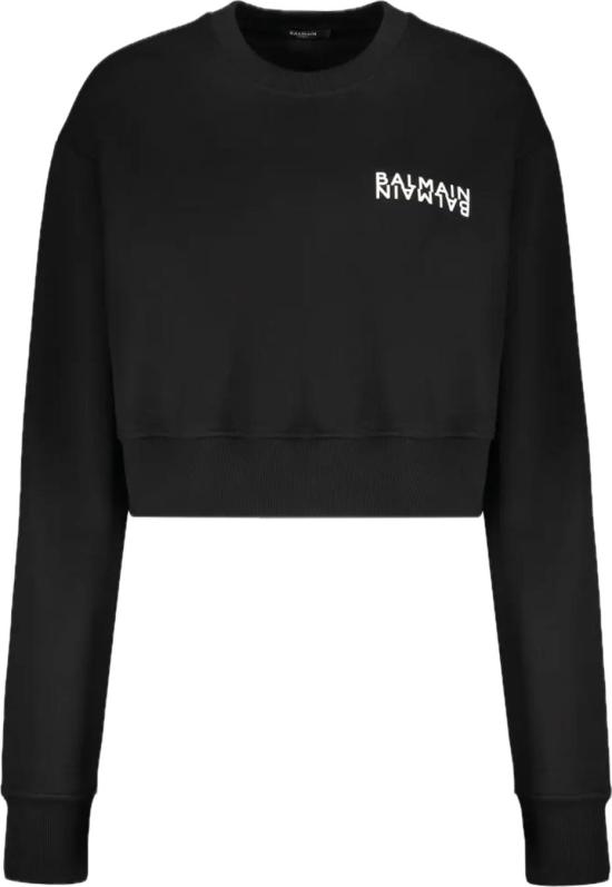 25FW 발망 긴팔 티셔츠 10009465946398 BLACK