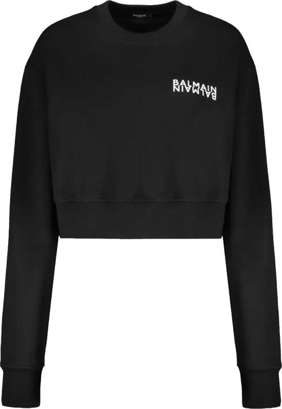 25FW 발망 긴팔 티셔츠 10009465946398 BLACK