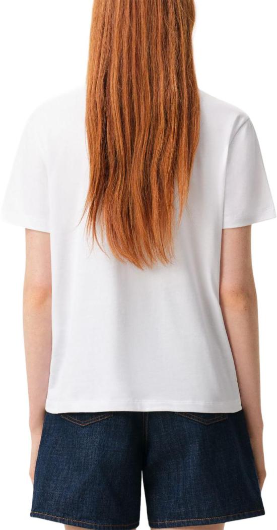 26FW 아미 스몰 하트 로고 티셔츠 BFUTS035D724100 WHITE - AMI