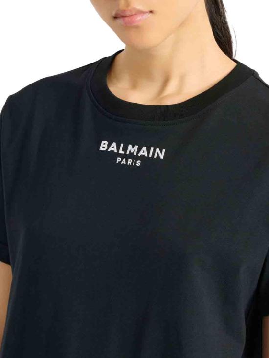 26FW 발망 반팔 티셔츠 10111607636254 BLACK - BALMAIN