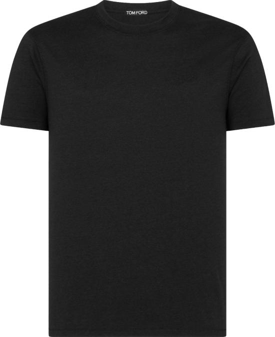 26FW 톰포드 반팔 티셔츠 15803178320158 BLACK