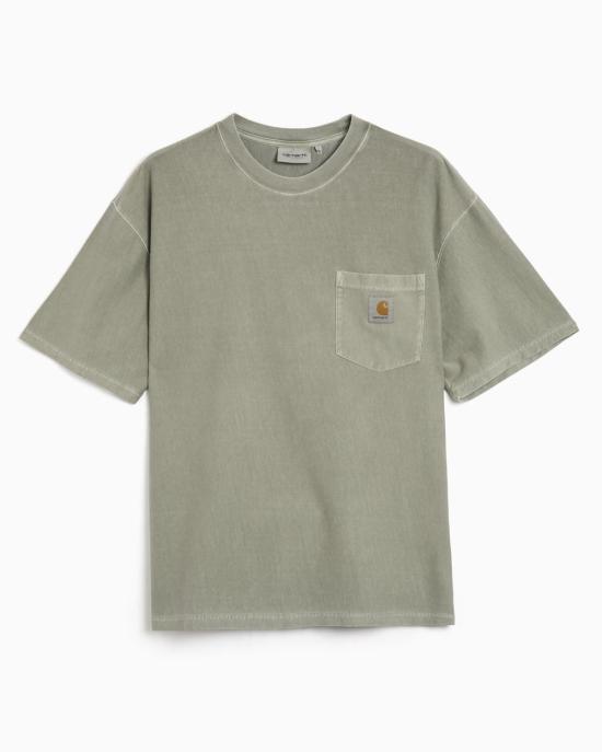 26FW 칼하트 WIP 반팔 티셔츠 I036863 3RFGD SHADY GREEN DOM