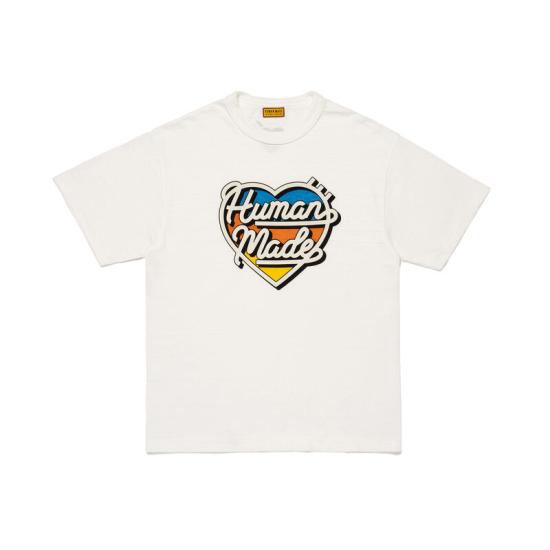 26SS 휴먼메이드 반팔 티셔츠 HM31TE005 WHITE DOM