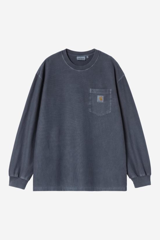 26FW 칼하트 WIP 긴팔 티셔츠 I036862 1CGD DARK NAVY DOM