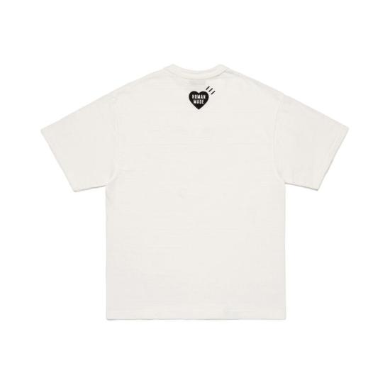 26SS 휴먼메이드 그래픽 코튼 티셔츠 HM31TE022 WHITE DOM - HUMANMADE