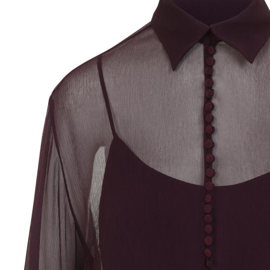 26FW 에르마노 설비노 블라우스 D492K404CSQYE 92118 WINETASTING - ERMANNO SCERVINO