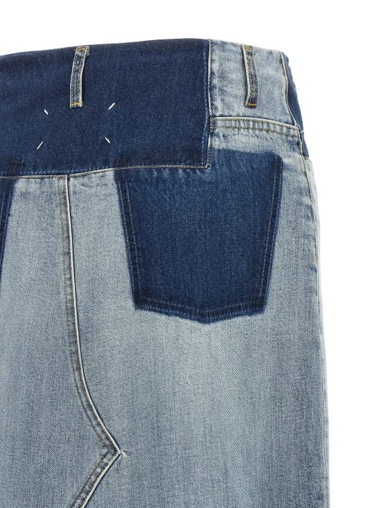 26FW 마르지엘라 데님 스커트 데님 , 연한 파란색 - MAISON MARGIELA