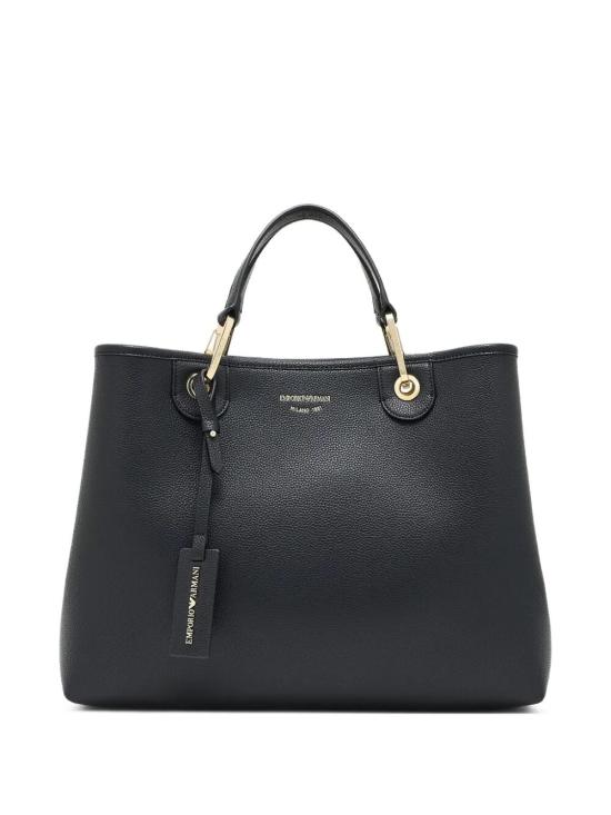 26FW 엠포리오 아르마니 MYEA 미디엄 쇼퍼백 EW000360 AF12103 MC032 BLACK GREY