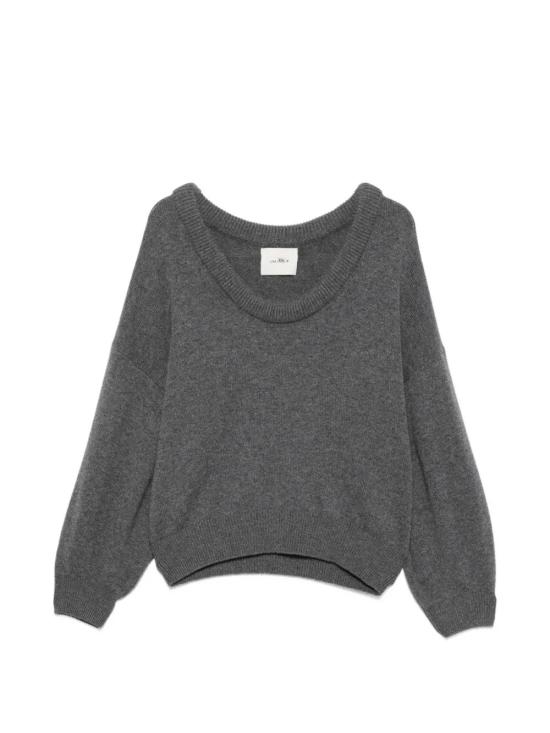 26FW 리사 양 긴팔 티셔츠 2026426GRAPHITE Gray