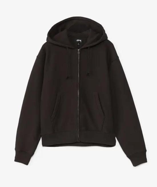  스투시 후드 티셔츠 118617 BLACK DOM