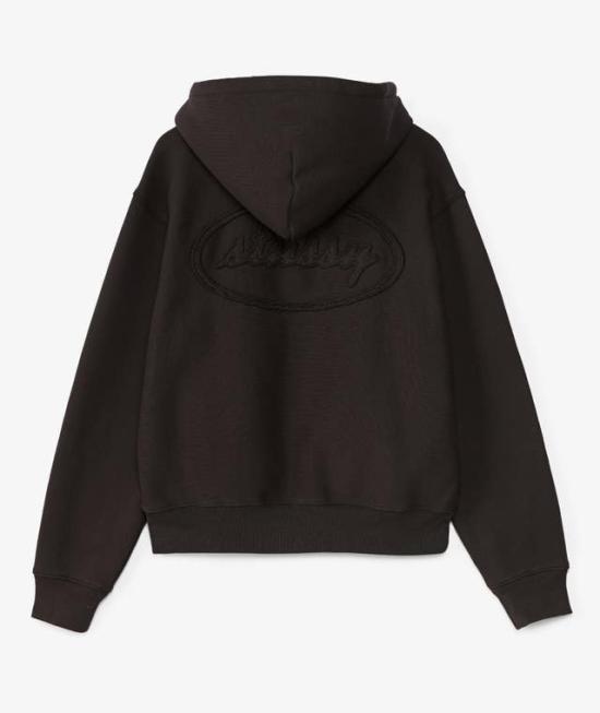  스투시 후드 티셔츠 118617 BLACK DOM - STUSSY