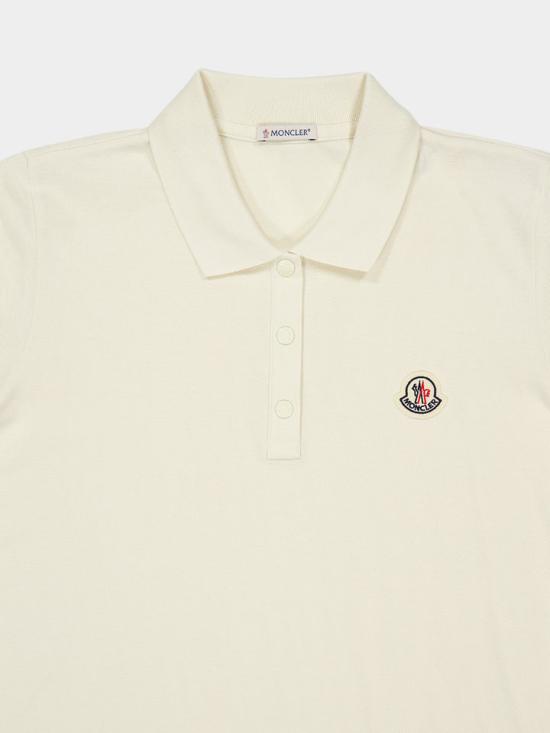 26FW 몽클레어 폴로 티셔츠 8A00007 84720 034 WHITE DOM - MONCLER