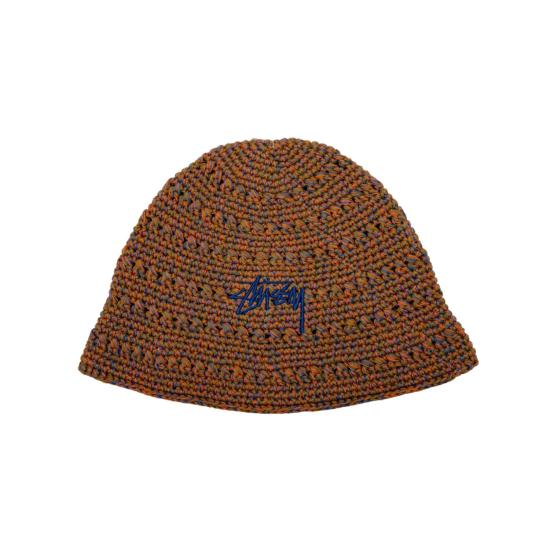 스투시 버킷햇 1321268 MULTI BROWN DOM