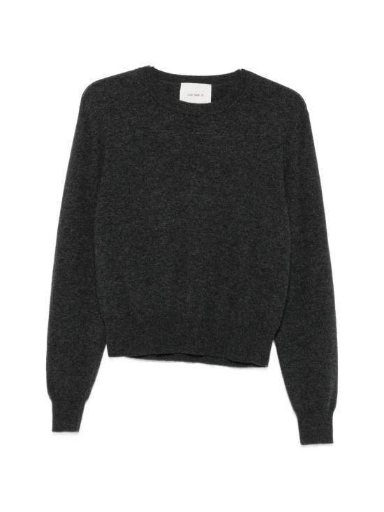 26FW 리사 양 긴팔 티셔츠 2026309CHARCOAL Gray