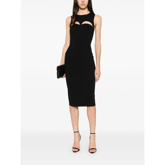 26FW 엘리자베타프랜치 미디 원피스 AM05B66E2 110 BLACK - ELISABETTA FRANCHI