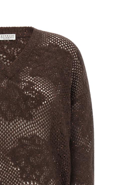 26FW 브루넬로 쿠치넬리 스웨터 MFA790102C9199 Brown - BRUNELLO CUCINELLI