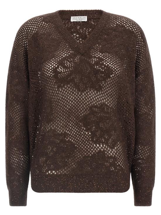 26FW 브루넬로 쿠치넬리 스웨터 MFA790102C9199 Brown