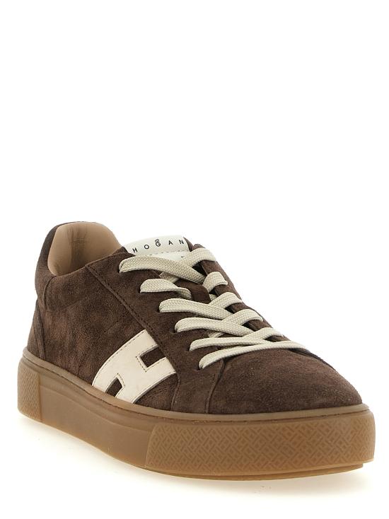 26FW 호간 스니커즈 HXM7050GF10UHT0R1L Brown - HOGAN