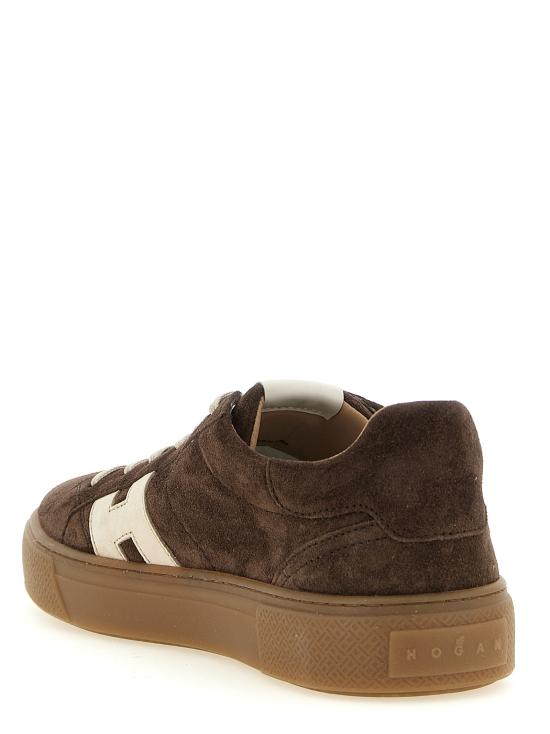 26FW 호간 스니커즈 HXM7050GF10UHT0R1L Brown - HOGAN