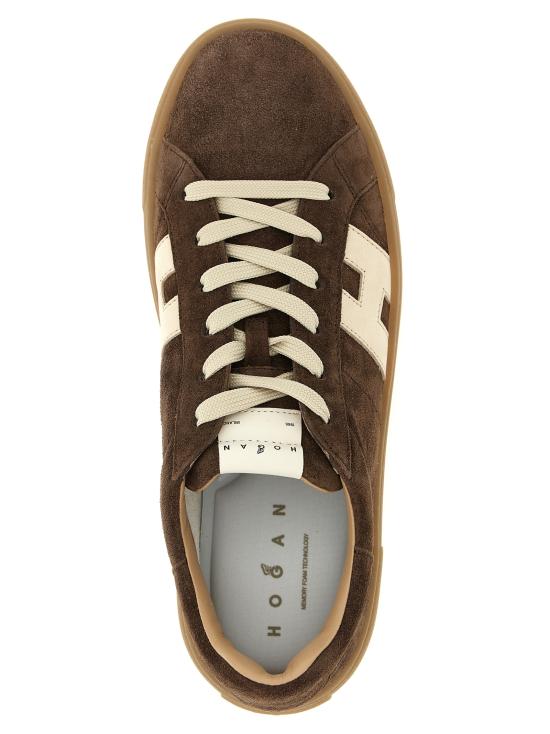 26FW 호간 스니커즈 HXM7050GF10UHT0R1L Brown - HOGAN