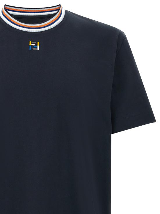 26FW 펜디 반팔 티셔츠 FY0936AUIAF0PTH Blue - FENDI