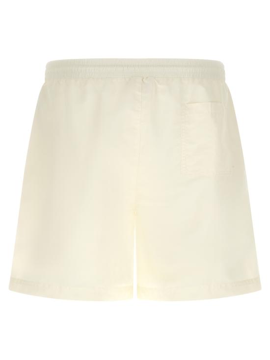 26FW 브루넬로 쿠치넬리 로고 스윔 팬츠 MW817043COG80 White - BRUNELLO CUCINELLI