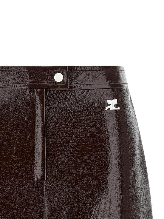 26FW 쿠레쥬 숏 스커트 223CJU001VY00144090 Bordeaux - COURREGES