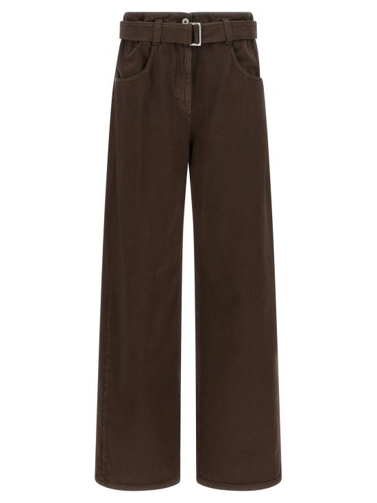 26FW 브루넬로 쿠치넬리 데님 팬츠 M0H81P4109C4299 Brown