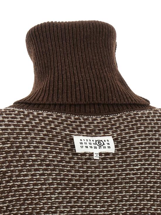 26FW MM6 메종마르지엘라 숏 원피스 S62DA0108M13354001J Brown - MM6 MAISON MARGIELA
