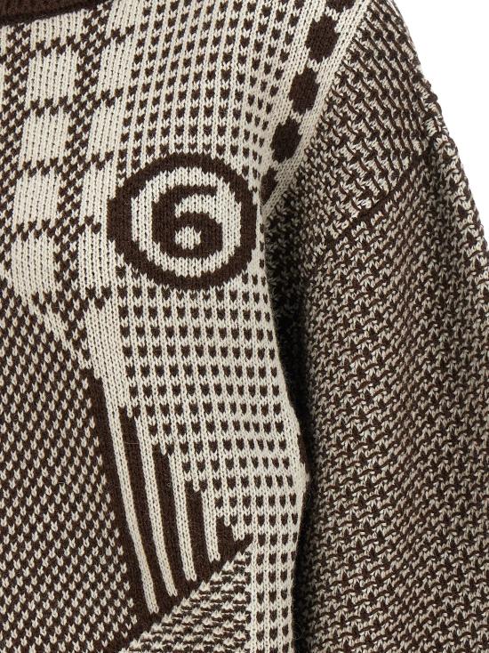 26FW MM6 메종마르지엘라 숏 원피스 S62DA0108M13354001J Brown - MM6 MAISON MARGIELA