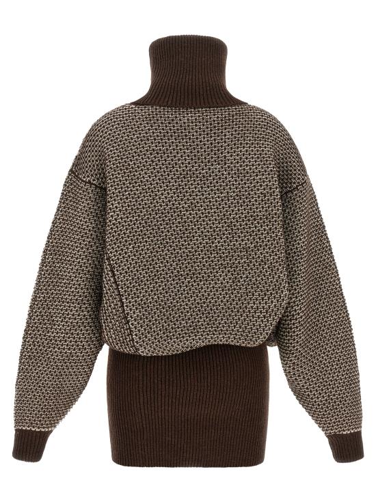 26FW MM6 메종마르지엘라 숏 원피스 S62DA0108M13354001J Brown - MM6 MAISON MARGIELA