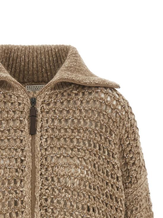 26FW 브루넬로 쿠치넬리 가디건 MGO378806CVA05 Beige - BRUNELLO CUCINELLI