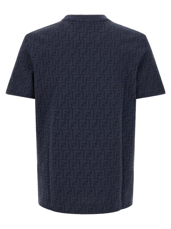 26FW 펜디 반팔 티셔츠 FY0936AUR1F0QA2 Blue - FENDI