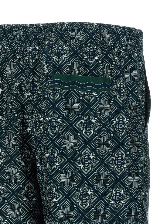 26FW 카사블랑카 숏팬츠 MPF26TR39907MONOGRAM Multicolor - CASABLANCA
