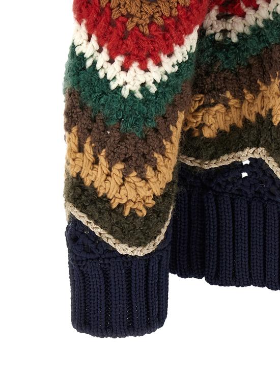 26FW 사카이 집업 니트 2604130M926 Multicolor - SACAI