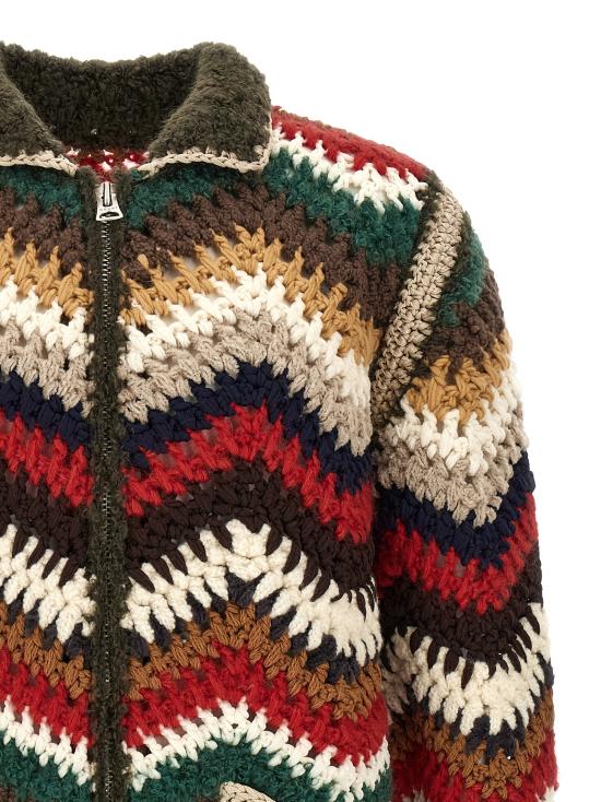 26FW 사카이 집업 니트 2604130M926 Multicolor - SACAI