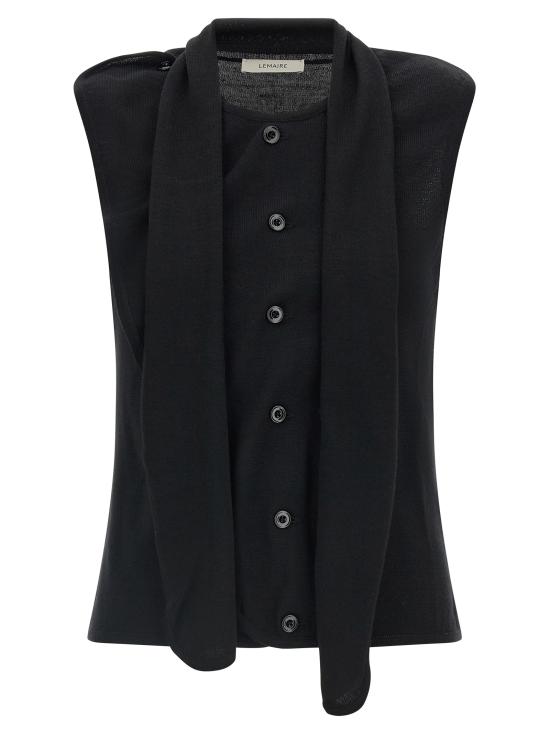 26FW 르메르 베스트 PO0053LK1063BK999 Black