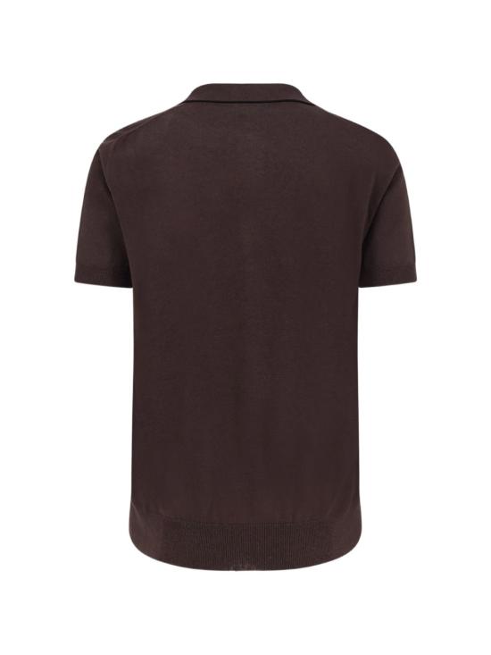 26FW 톰포드 폴로 티셔츠 KPS041YMC047 ECC Chocolate - TOMFORD