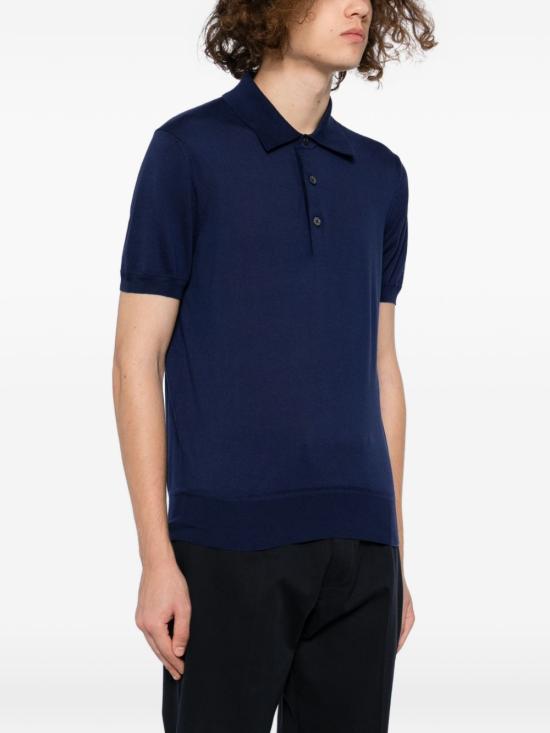 26FW 톰포드 폴로 티셔츠 KPS035YMC040 UDB Blue - TOMFORD