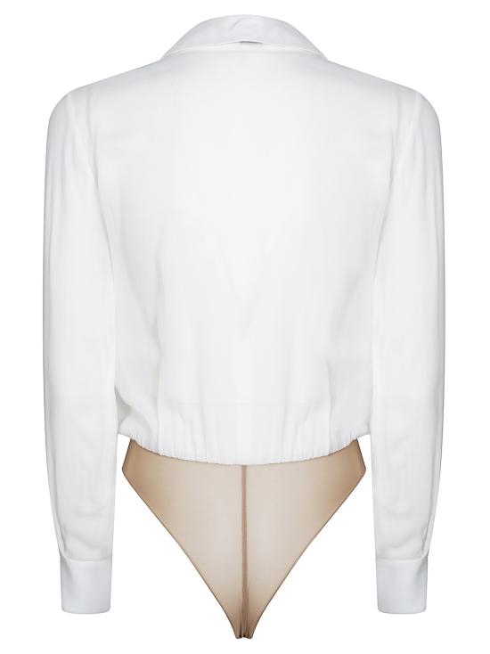 26FW 엘리자베타프랜치 바디수트 티셔츠 CB00966E2 360 BEIGE - ELISABETTA FRANCHI