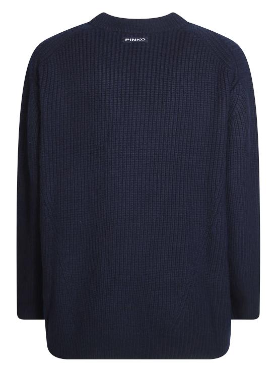 26FW 핑코 스웨터 107872A3P4 G03 BLU - PINKO