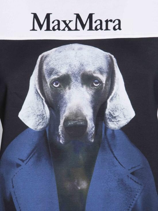 26FW 막스마라 반팔 티셔츠 2621946071600 009 BLU - MAX MARA