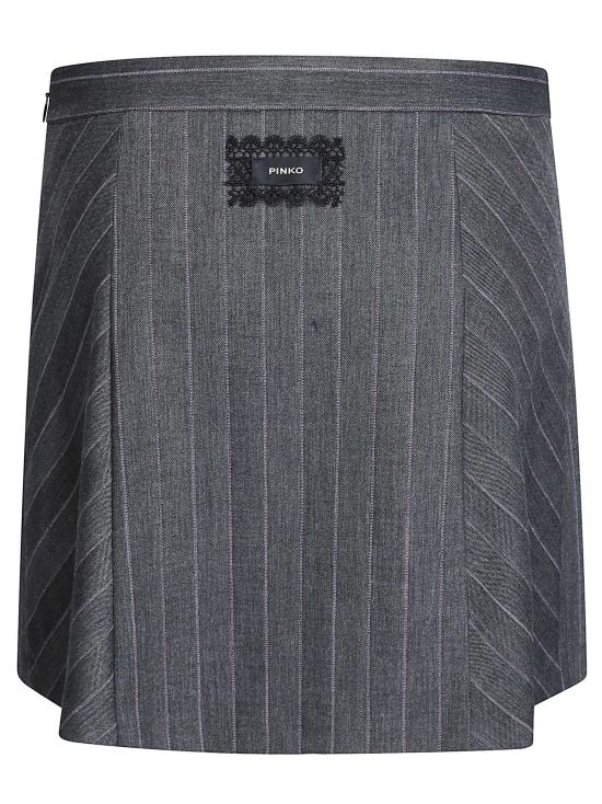 26FW 핑코 숏 스커트 107416A3FF IN4 GRIGIO - PINKO
