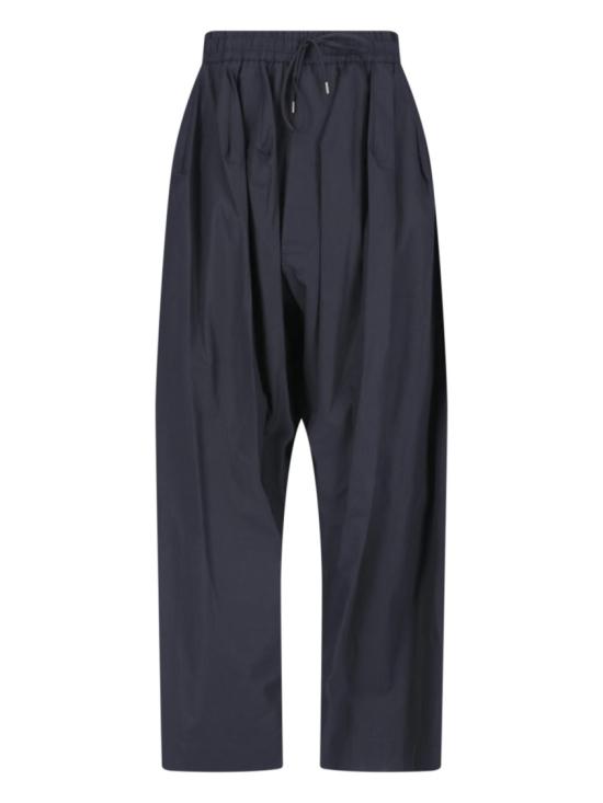 26FW 비비안웨스트우드 블랙 코튼 팬츠 블랙 코튼 팬츠 2F01001M W009QN401 Blue