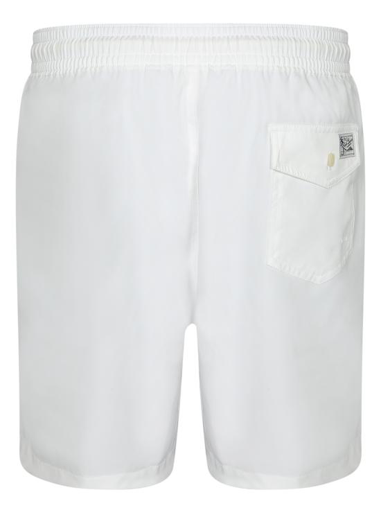 26SS 폴로 랄프로렌 포니 자수 스윔 쇼츠 710957782 014 White - POLO RALPH LAUREN