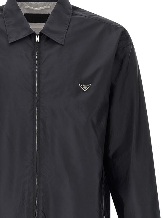 26FW 프라다 긴팔 셔츠 SC870SOOO1WQ9F0ABB Blue - PRADA